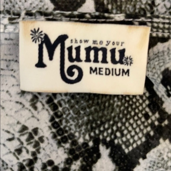 SHOW Me Your MuMu Arnold Top Sheer Animal Print Size Medium - Picture 6 of 9